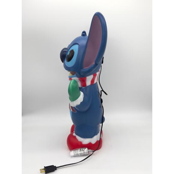 Disney Lilo & Stitch Lighted LED Christmas Holiday 22” Blow Mold NEW - Picture 7 of 8